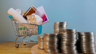 Минимален спад на месечната инфлация отчете Националният статистически институт с