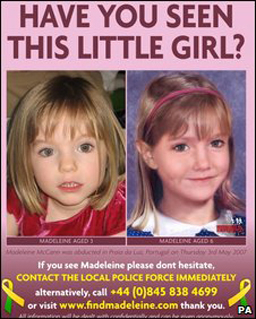 Изчезналата Мадлин - на 5 години