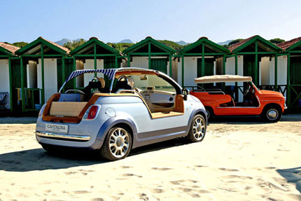 Fiat 500 Tender Two – електрически плажен автомобил