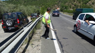 За верижна катастрофа на пътя за Гърция съобщава bTV Заради