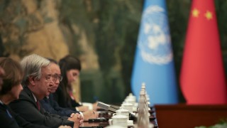 Генералният секретар на ООН Антониу Гутериш заяви че Китай играе