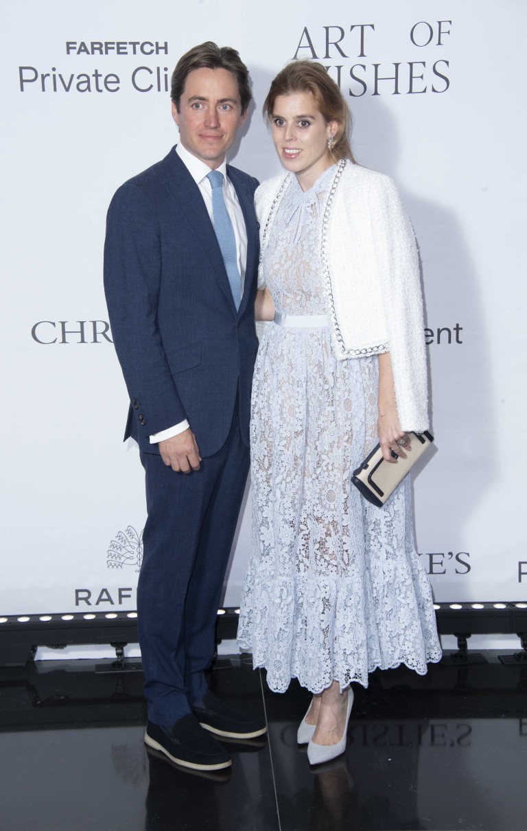 Принцеса Беатрис със съпруга си