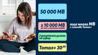 Теленор предлага Тотал с 50 000 МВ на максимална скорост