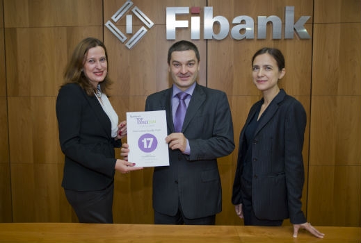 Fibank e сред водещите 100 банки в Югоизточна Европа