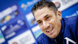 Треньорът на Левски Хулио Веласкес говори преди мача със