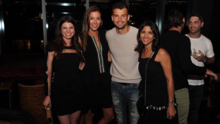 Най добрият български тенисист Григор Димитров се включи в партито на