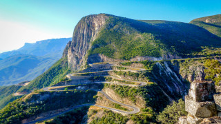 В долния ъгъл на Африка точно преди зеленият пейзаж да