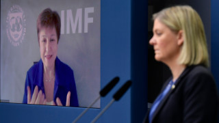 Ръководителят на Международния валутен фонд заяви в понеделник че глобалната