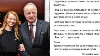 Собственикът на "Агресия" не е бил заплашван, според дъщеря му