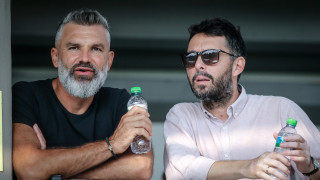 Старши треньорът на ЦСКА Томислав Стипич и изпълнителният директор на