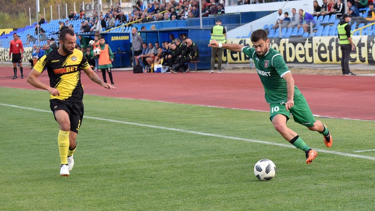 Ботев (Пд) - Ботев (Вр), 1:1 (Развой на срещата по минути)