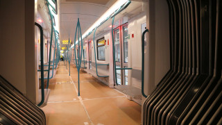Движението на метрото в София се извършва по график съобщава