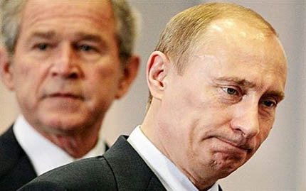 Буш и Путин ще се разделят приятелски 