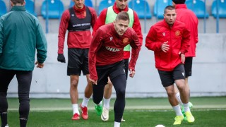 Националният отбор на България по футбол проведе официалната си тренировка