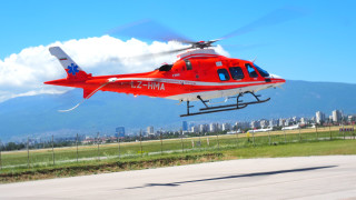 Медицинският хеликоптер транспортира момиче от Велико Търново до "Пирогов"