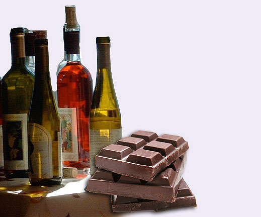 Как се съчетава вино с шоколад