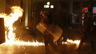 Насилие на протести в Гърция