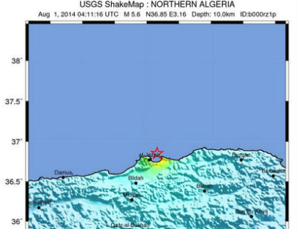 Шестима загинали и 420 ранени след земетресението в Алжир 