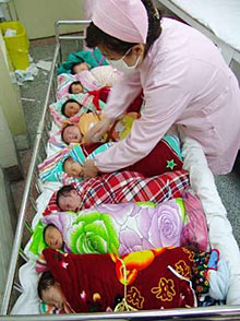 Много семейства в Китай могат да имат повече от едно дете