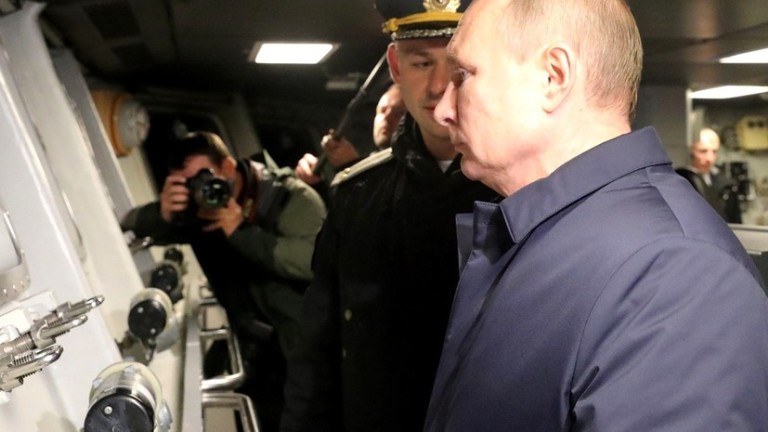 Президентът на Русия Владимир Путин е наблюдавал хода на съвместни