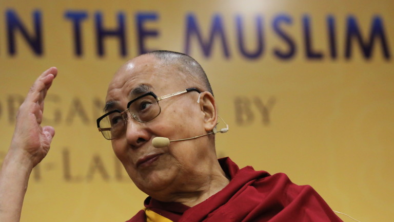 Духовният лидер на Тибет Далай Лама обяви, че президентът на