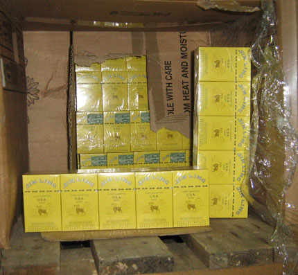 210 хил. кутии цигари хванаха митничари