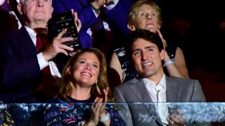Министър председателят на Канада Джъстин Трюдо и съпругата му Софи са