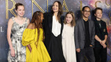 Анджелина Джоли, Шайло Джоли-Пит, роклята Dior и премиерата на "Вечните" в Лондон