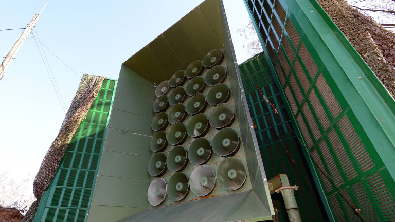 КНДР премахва пропагандни високоговорители по границата с Южна Корея