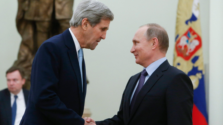 Кери се среща с Путин в Кремъл в четвъртък