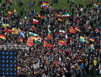 Около 10 000 души в антиислямски митинг в Дрезден 