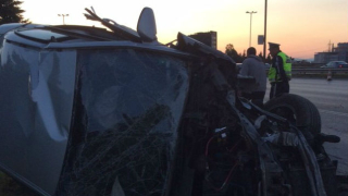 Тежка катастрофа на Околовръстното шосе, шофьор е карал със 140 км/ч