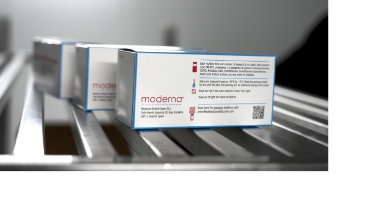 3600 дози от ваксината срещу COVID-19 на производителя Moderna пристигнаха