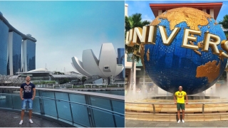 Певецът Лазар се качи на 57-мия етаж