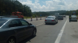 Катастрофа затвори едната лента на магистрала „Тракия” при км 189