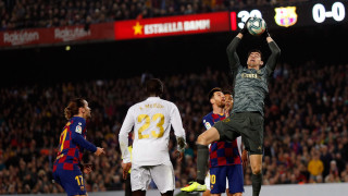 Белгийският вратар на Реал Мадрид Тибо Куртоа коментира трудния успех