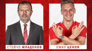 Оперативният директор на ФК ЦСКА 1948 Стойчо Младенов и младежкият