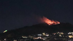 Голям пожар избухна в района на Айтос