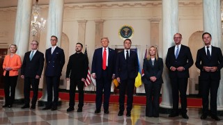 Петте най-странни момента от срещата на европейските лидери с Тръмп