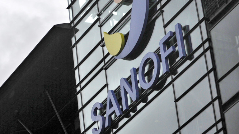 Френският фармацевтичен гигант Sanofi понесе 15% спад в цената на