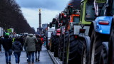  Германски фермери стачкуват в Берлин против по-високите налози 