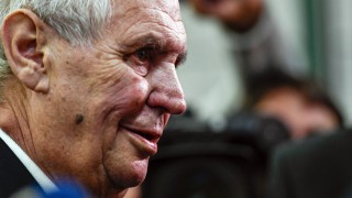 Президентът на Чехия Милош Земан се появи на пресконференция с