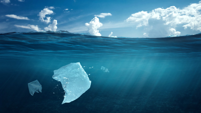 Пластмасовите торбички, които се разграждат в морска вода