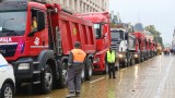 Глоби за шофьорите на самосвали и камиони, които влязоха на жълтите павета