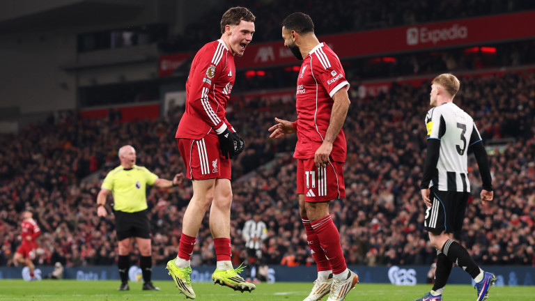 Обрат и четири гола за Ливърпул на "Анфийлд"