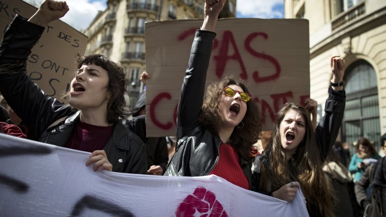 Протест на студентите във Франция