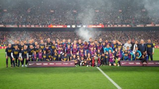 Барселона е в играта за исторически трети требъл Каталунците вече