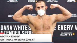 Българският ММА боец Калоян Колев мина успешно претеглянето преди най важната