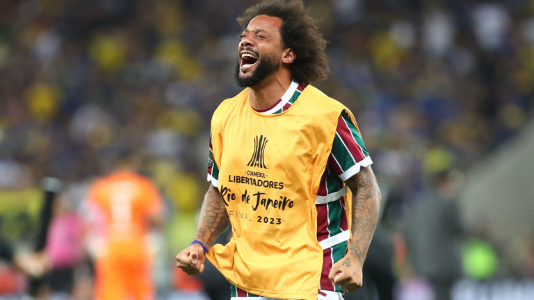 Бразилският защитник Марсело е изключително щастлив от спечелената Копа Либертадорес,