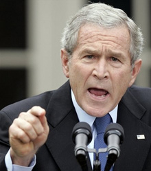 Буш: Ако искате ниски данъци, гласувайте за републиканците